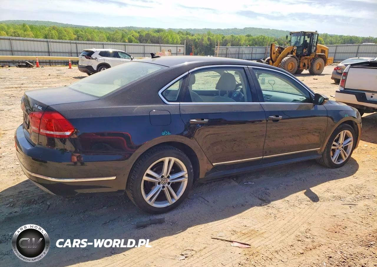 2012 Volkswagen Passat Sel VIN:1VWCN7A34CC003239 - 3
