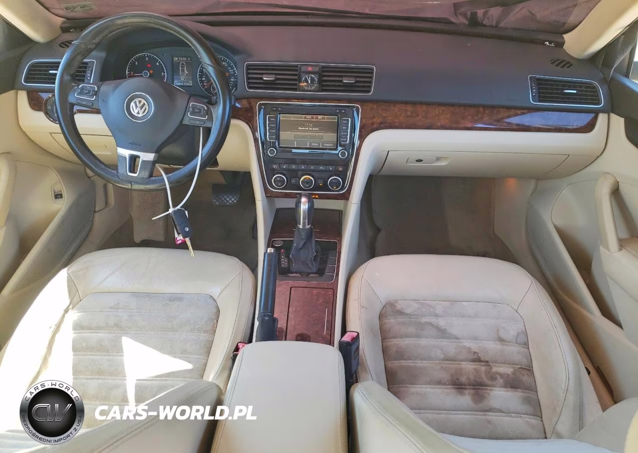 2012 Volkswagen Passat Sel VIN:1VWCN7A34CC003239 - 8