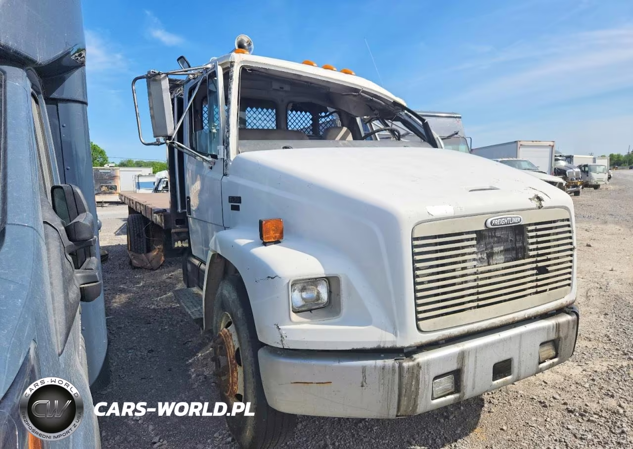 2000 Freightliner Fl70 Flatbed Truck VIN:1FV6H6AA1YHF85205 - 1