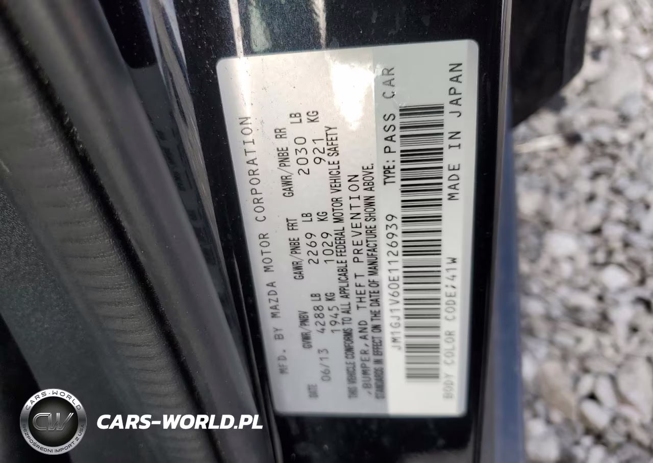 2014 Mazda 6 VIN:JM1GJ1V60E1126939 - 13