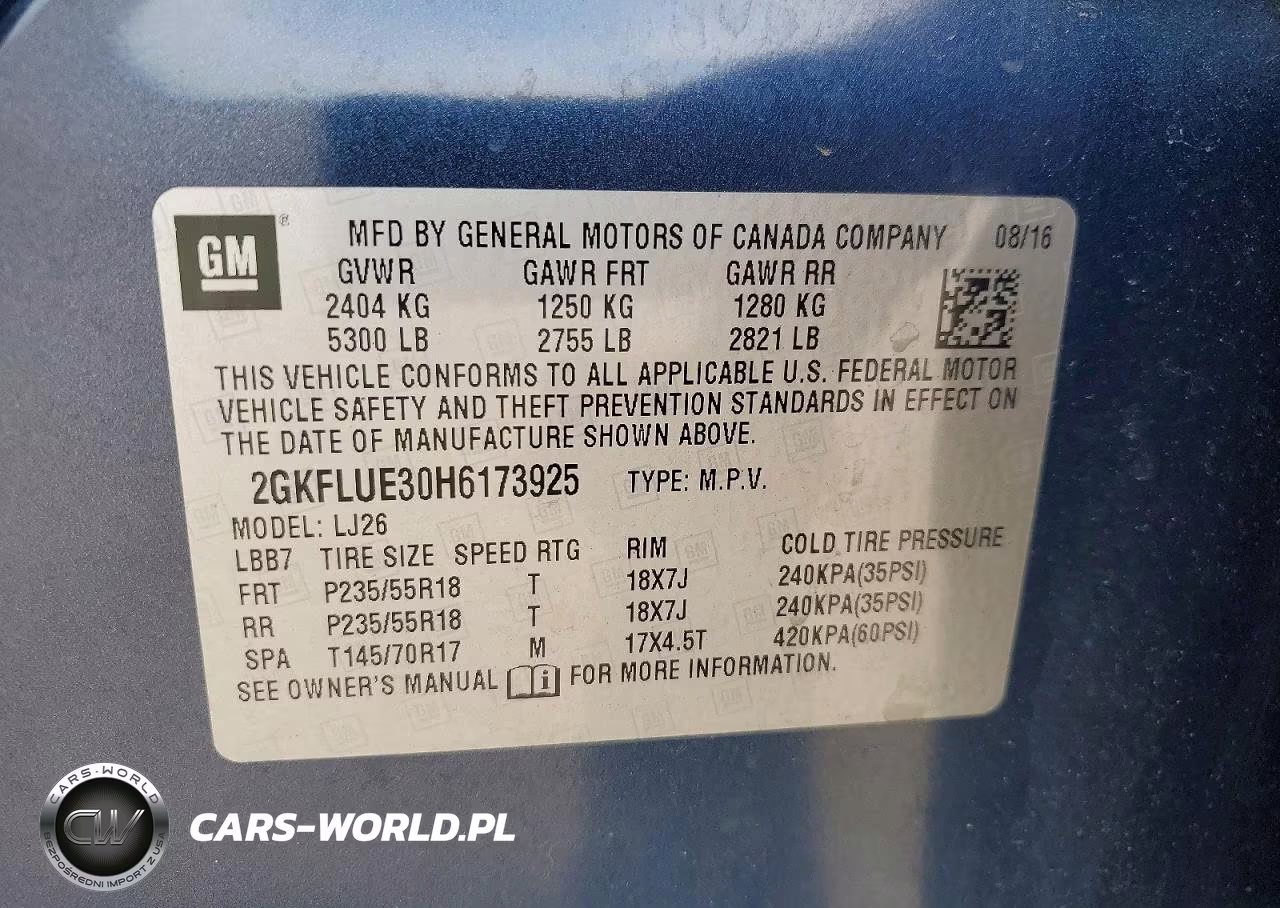 2017 GMC Terrain Slt VIN:2GKFLUE30H6173925 - 14