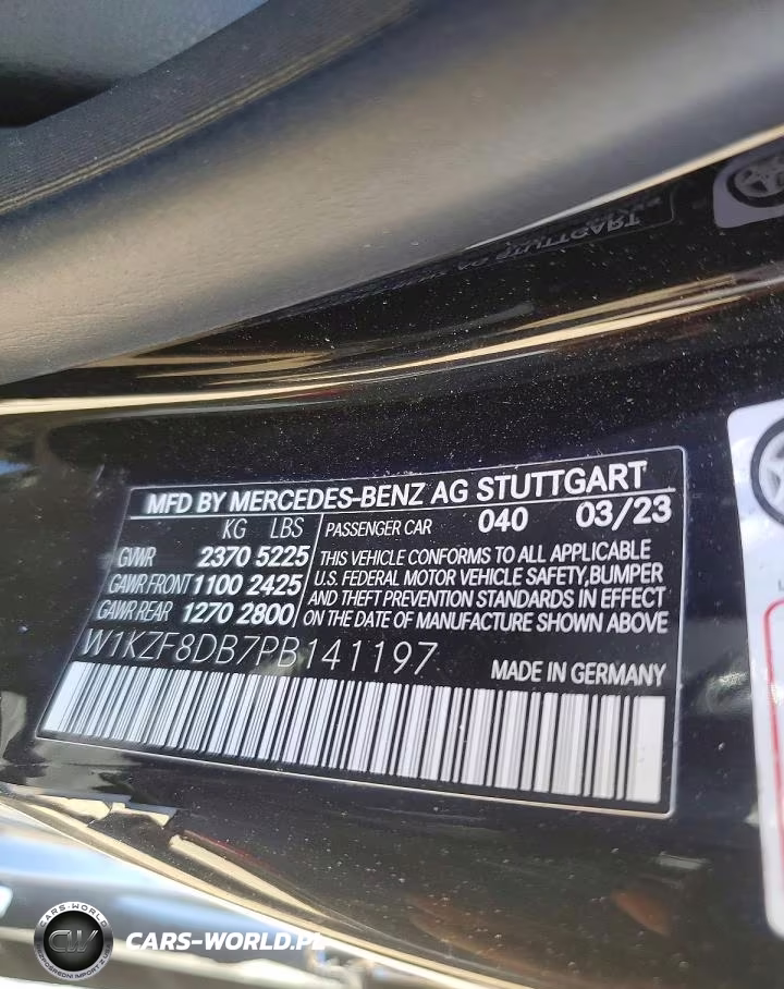 2023 Mercedes-Benz E 350 VIN:W1KZF8DB7PB141197 - 12
