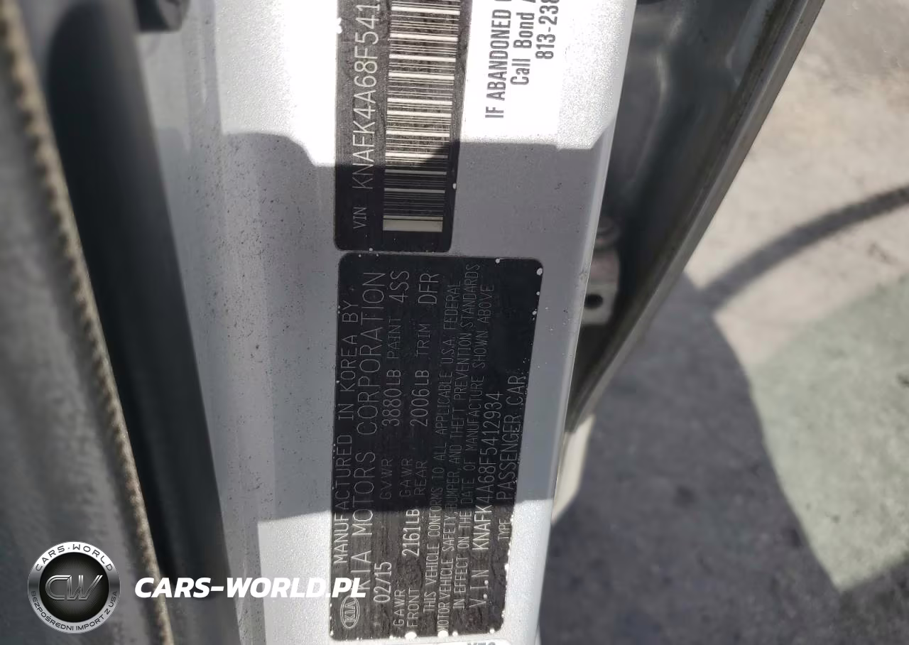 2015 Kia Forte Lx VIN:KNAFK4A68F5412934 - 12