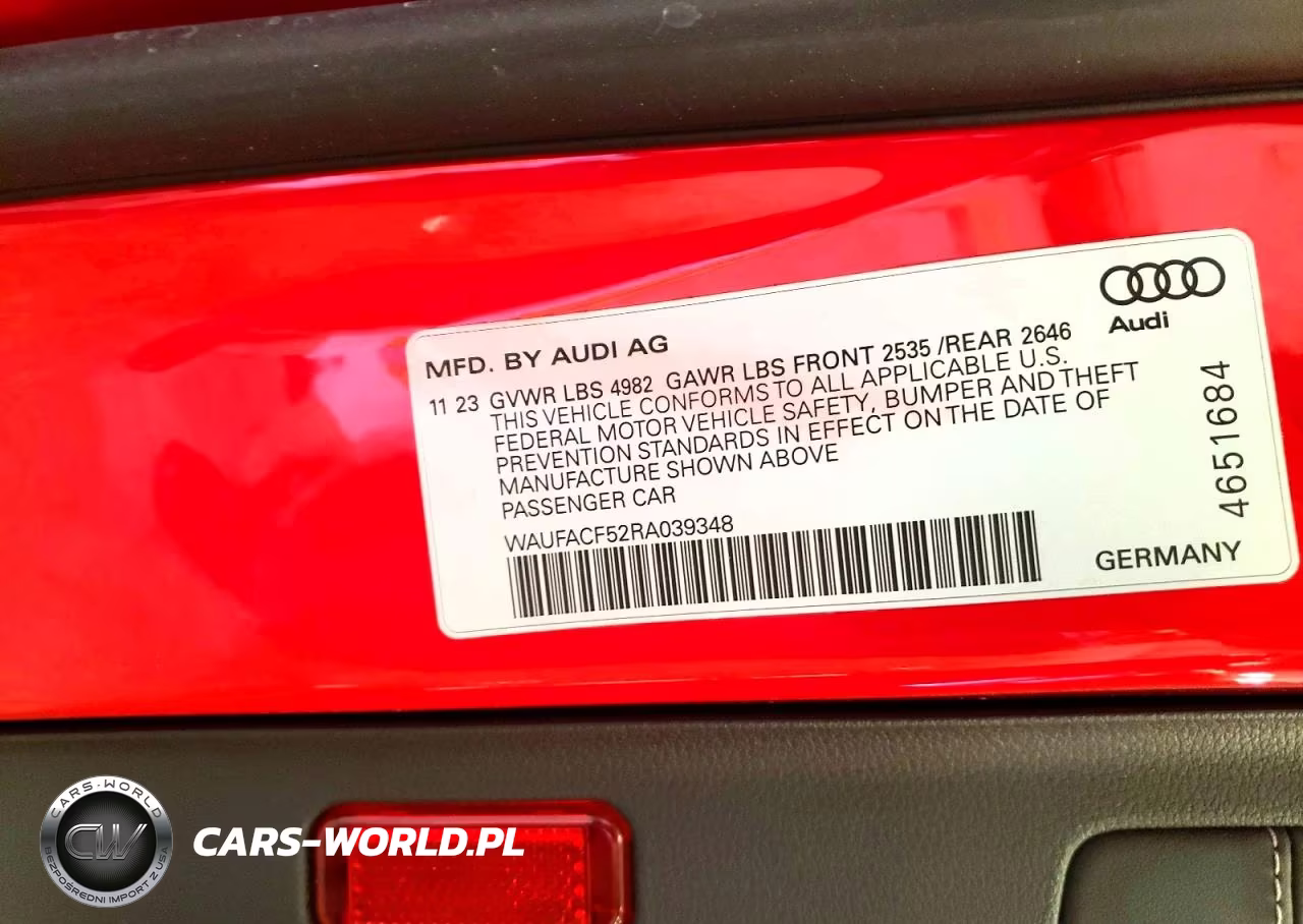 2024 Audi A5 Premium Plus 45 VIN:WAUFACF52RA039348 - 13