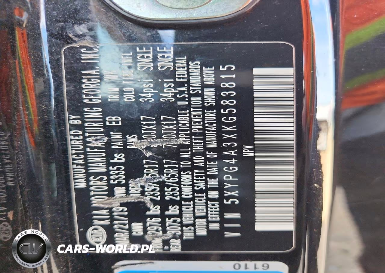 2019 Kia Sorento L VIN:5XYPG4A3XKG583815 - 13