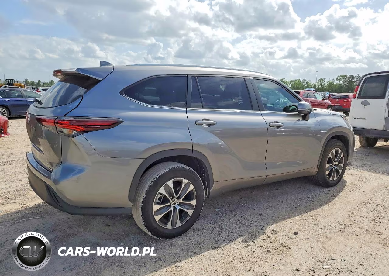 2025 Toyota Highlander Xle VIN:5TDKDRAH6SS551202 - 3