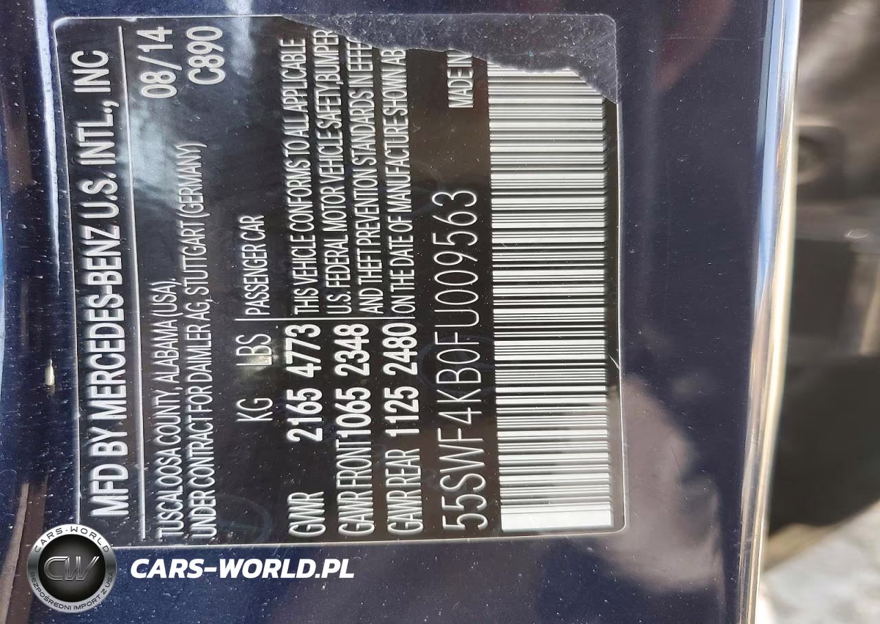 2015 Mercedes Benz C 300 4Matic VIN:55SWF4KB0FU009563 - 13