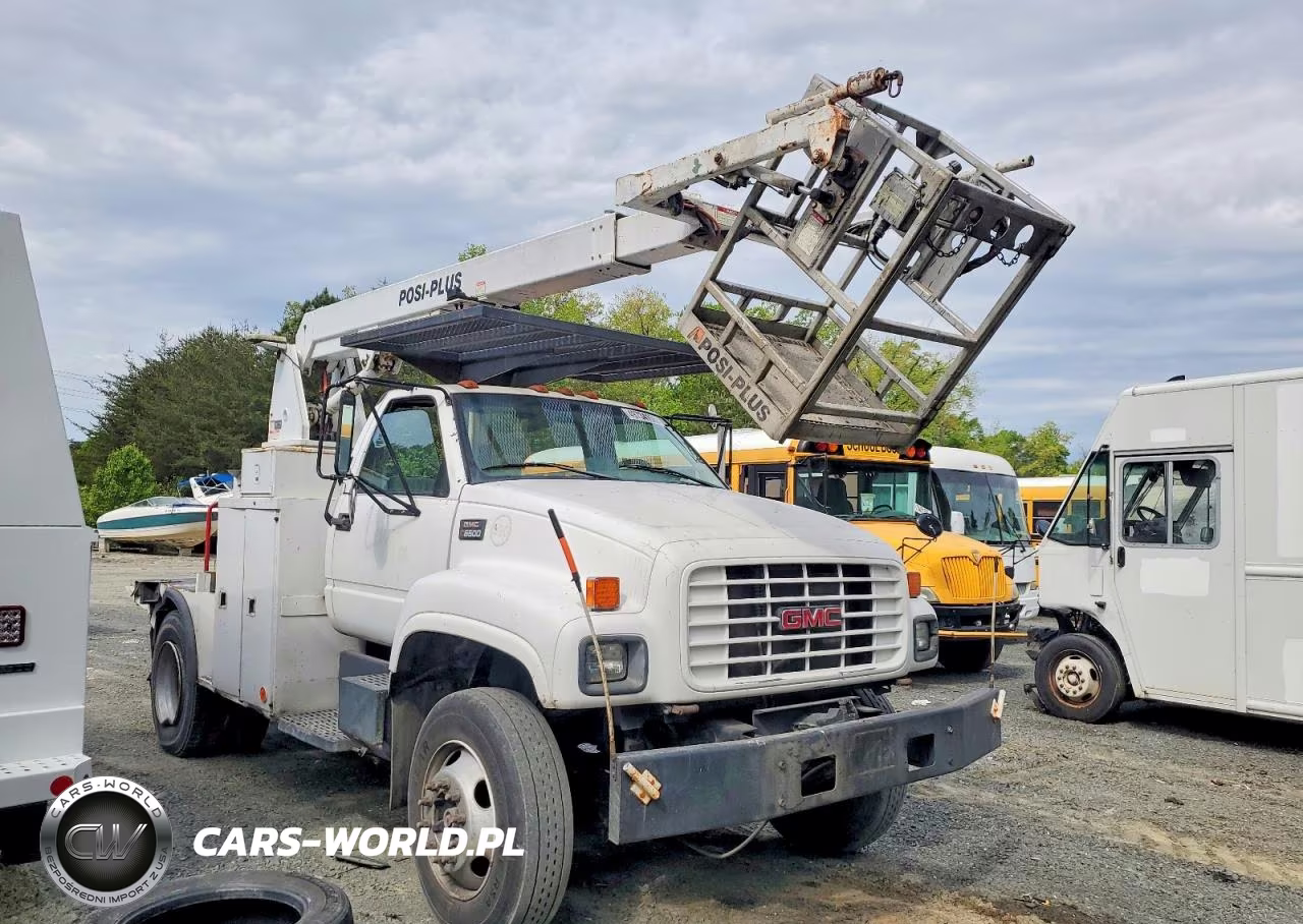 2000 GMC C7 Cable Placer Bucket Truck