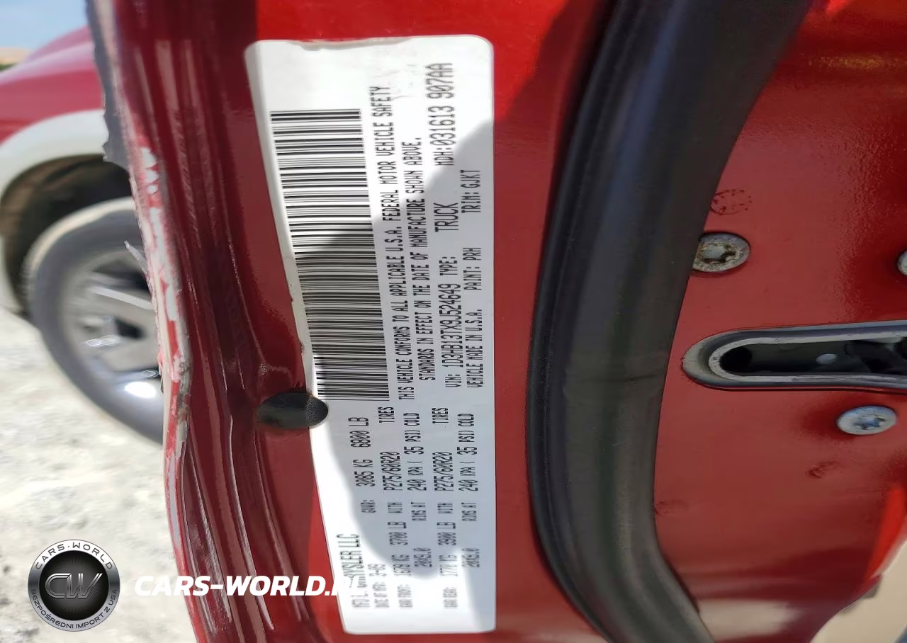 2009 Dodge Ram 1500 VIN:1D3HB13TX9J524649 - 12