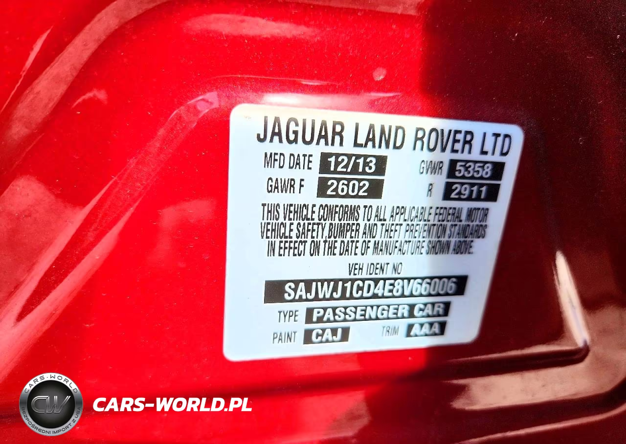 2014 Jaguar Xj VIN:SAJWJ1CD4E8V66006 - 12