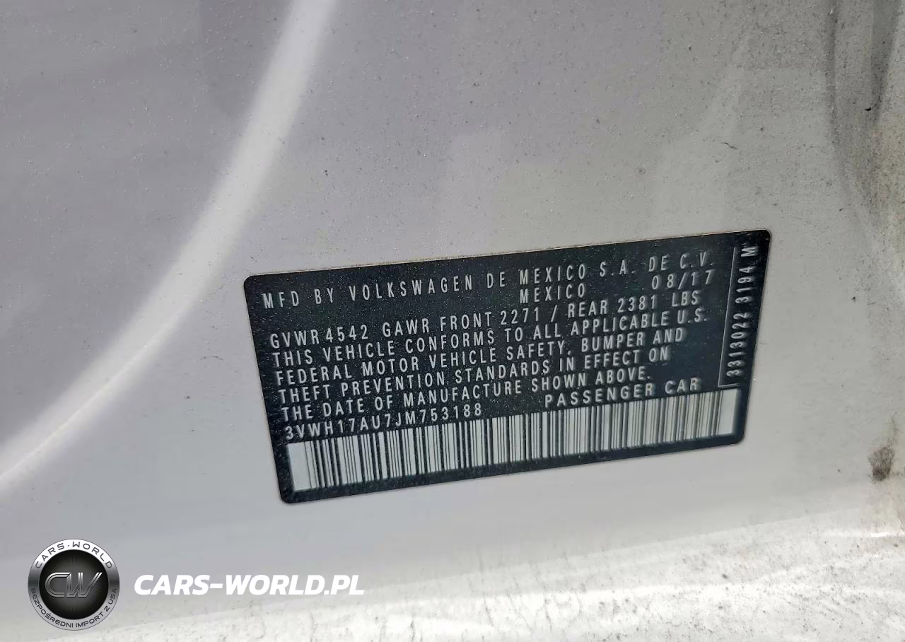 2018 Volkswagen Golf Alltrack S VIN:3VWH17AU7JM753188 - 12