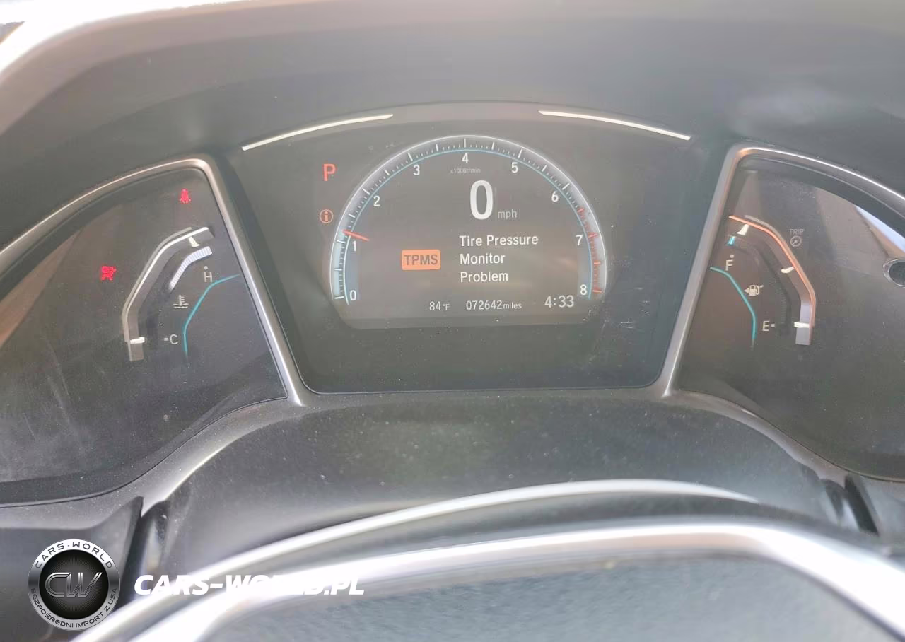 2019 Honda Civic Ex VIN:JHMFC1F39KX002542 - 9