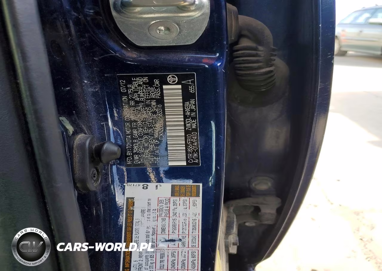 2012 Toyota Prius Two VIN:JTDKN3DU3C1583316 - 13