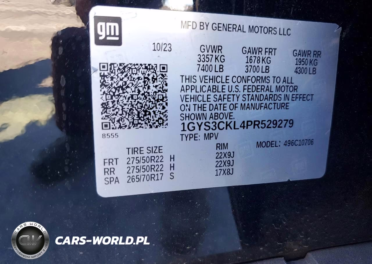 2023 Cadillac Escalade Premium Luxury VIN:1GYS3CKL4PR529279 - 13