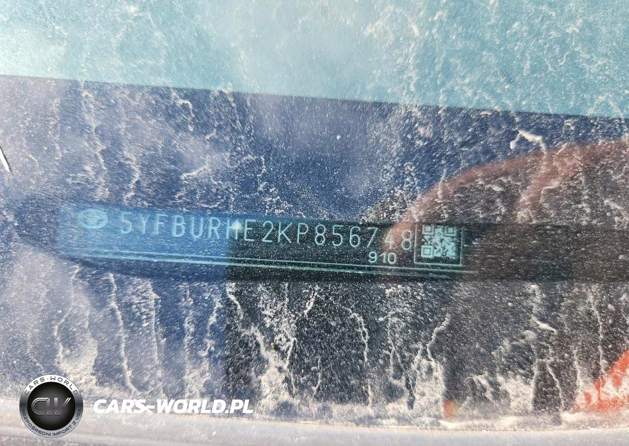 2019 Toyota Corolla L VIN:5YFBURHE2KP856748 - 12