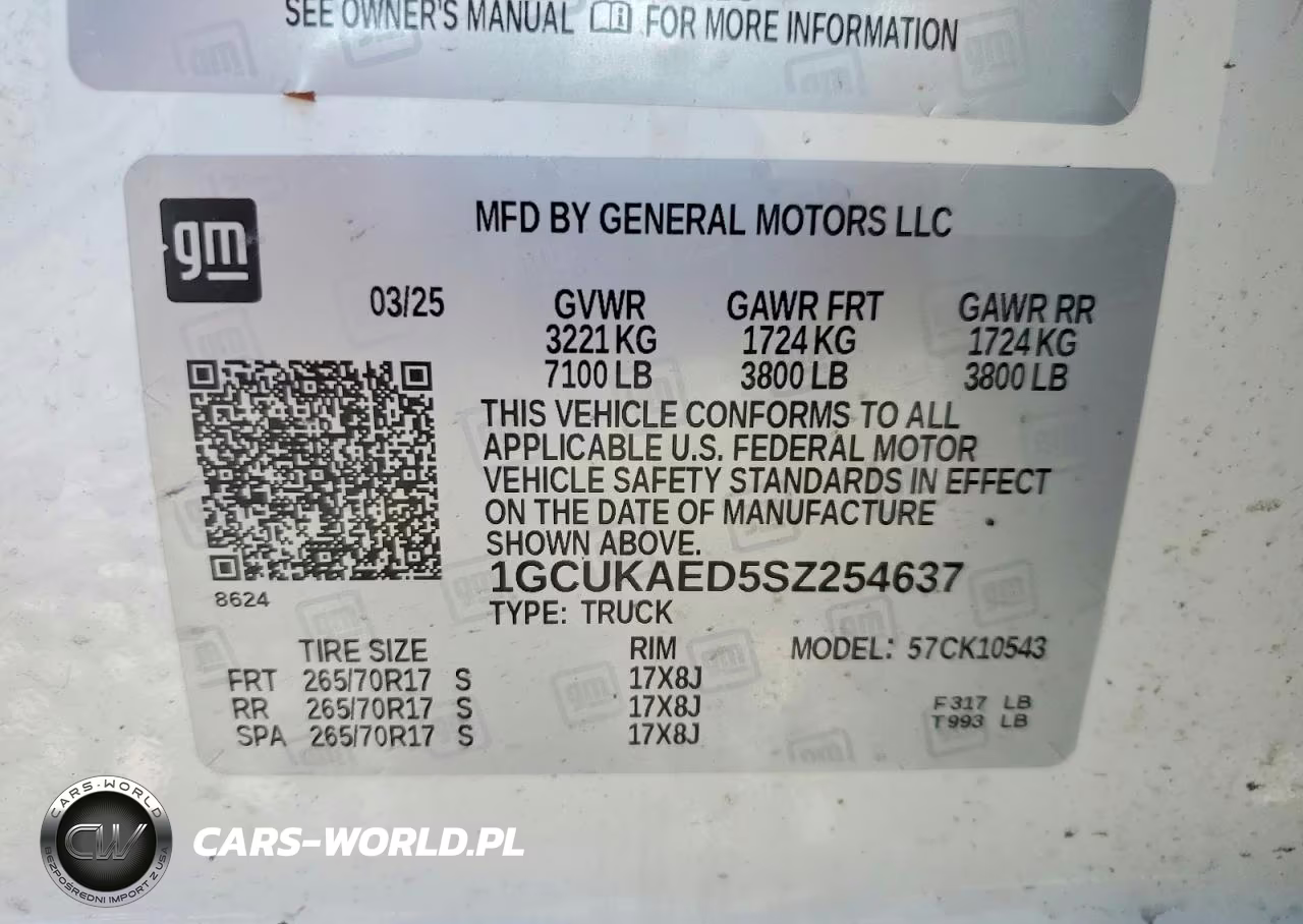 2025 Chevrolet Silverado K1500 VIN:1GCUKAED5SZ254637 - 12