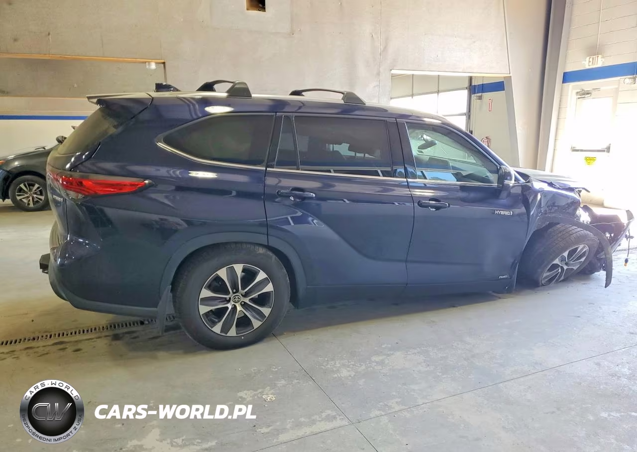 2021 Toyota Highlander Hybrid Xle VIN:5TDHBRCH4MS533622 - 3