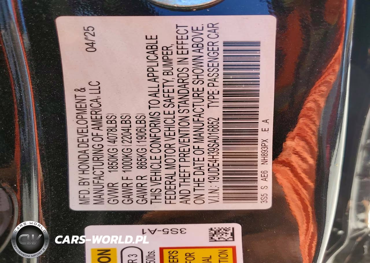 2025 Acura Integra A-Spec VIN:19UDE4H39SA016852 - 12