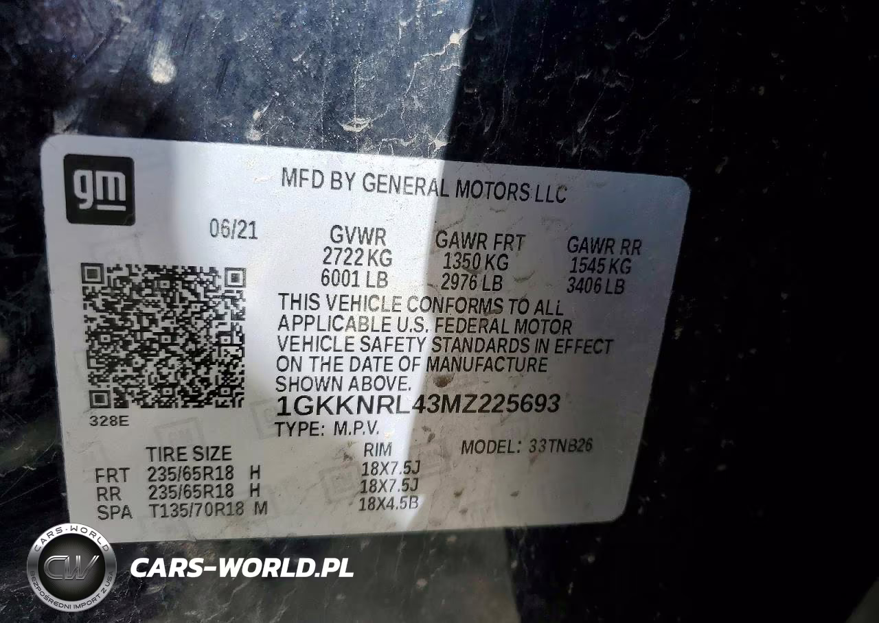 2021 GMC Acadia Sle VIN:1GKKNRL43MZ225693 - 13