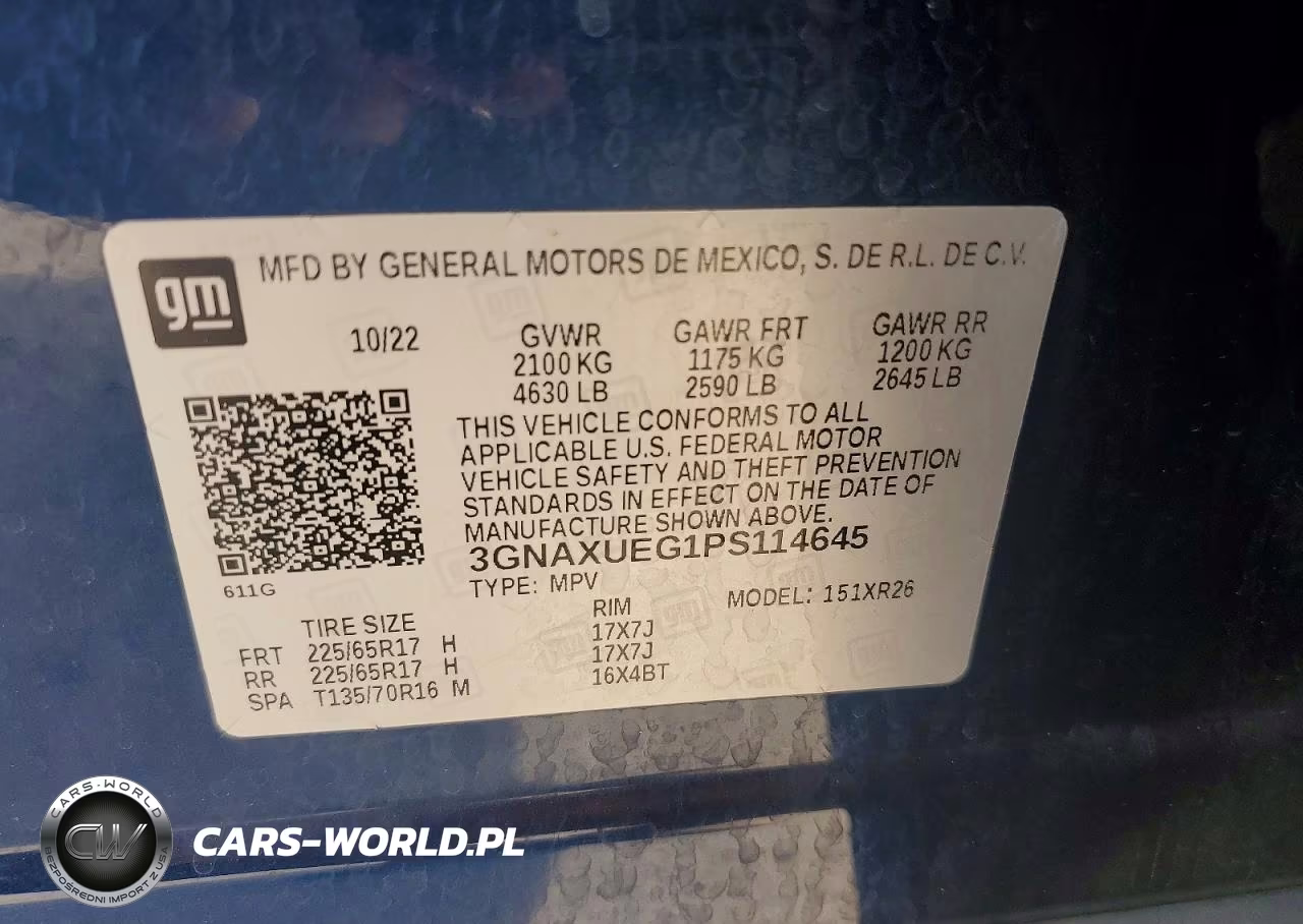 2023 Chevrolet Equinox Lt VIN:3GNAXUEG1PS114645 - 13