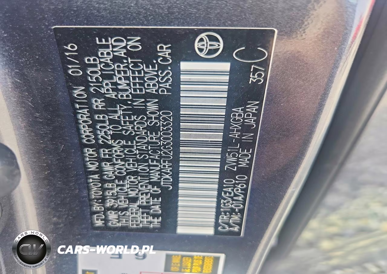 2016 Toyota Prius Four VIN:JTDKARFU2G3003320 - 12
