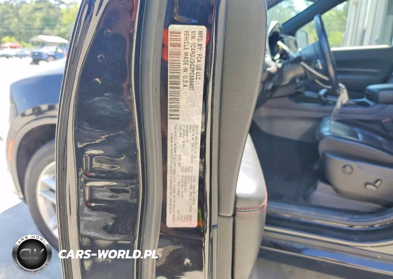 2023 Dodge Durango Gt VIN:1C4RDJDG2PC688407 - 14