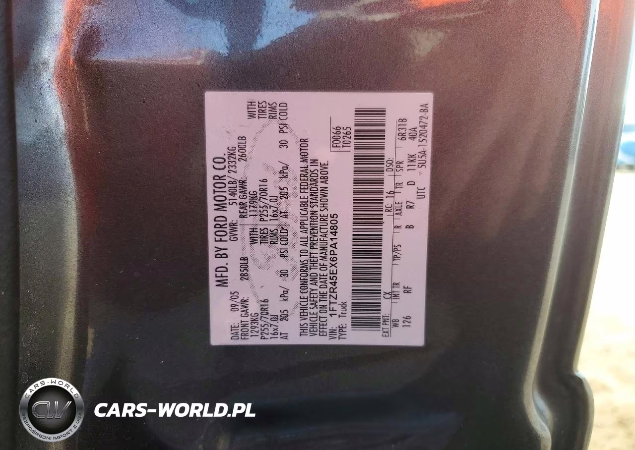 2006 Ford Ranger Super Cab VIN:1FTZR45EX6PA14805 - 12