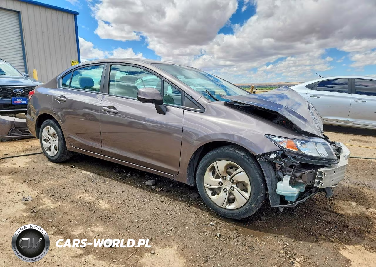 2013 Honda Civic Lx VIN:2HGFB2F50DH558551 - 4