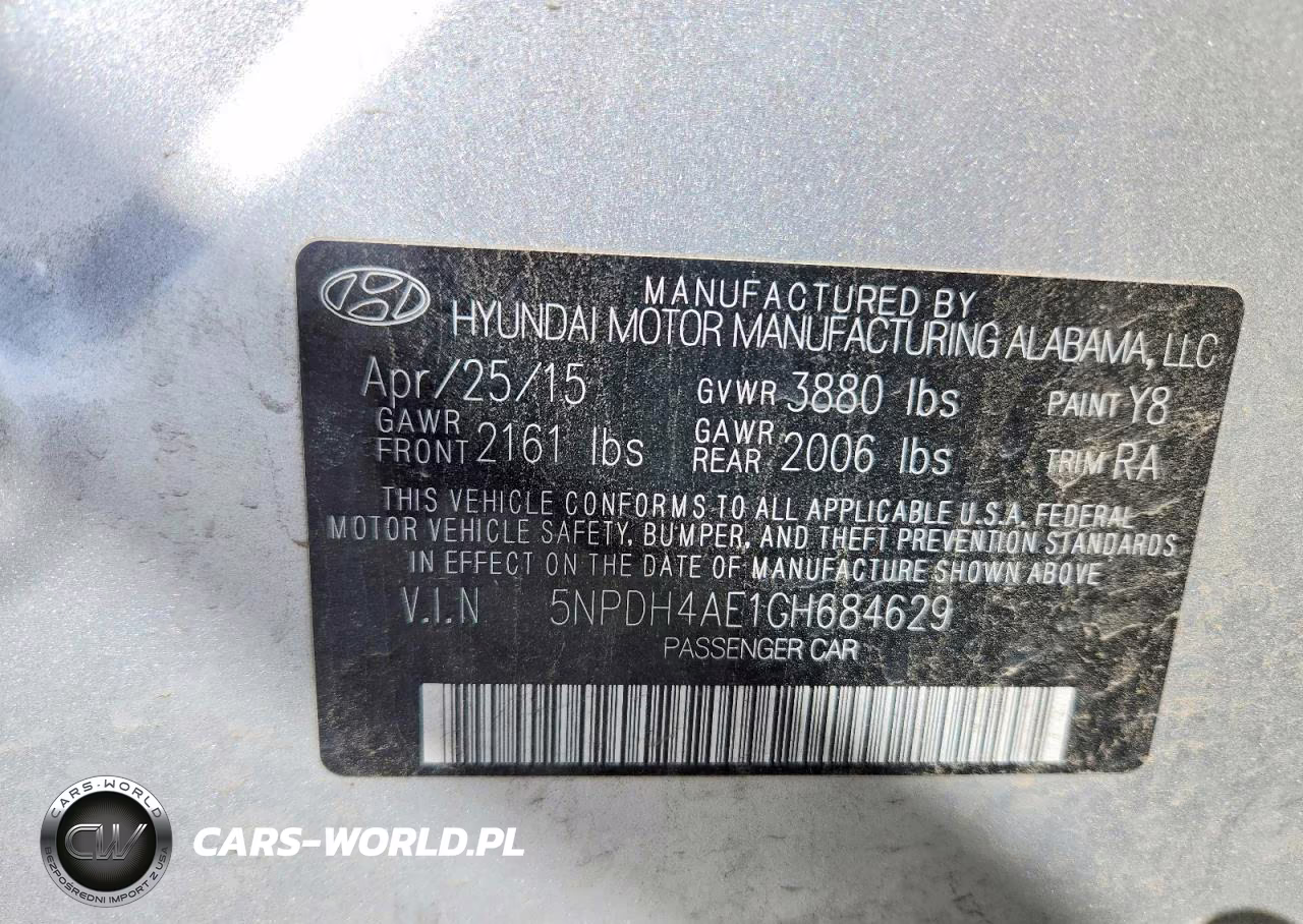 2016 Hyundai Accent Gls Manual VIN:5NPDH4AE1GH684629 - 12