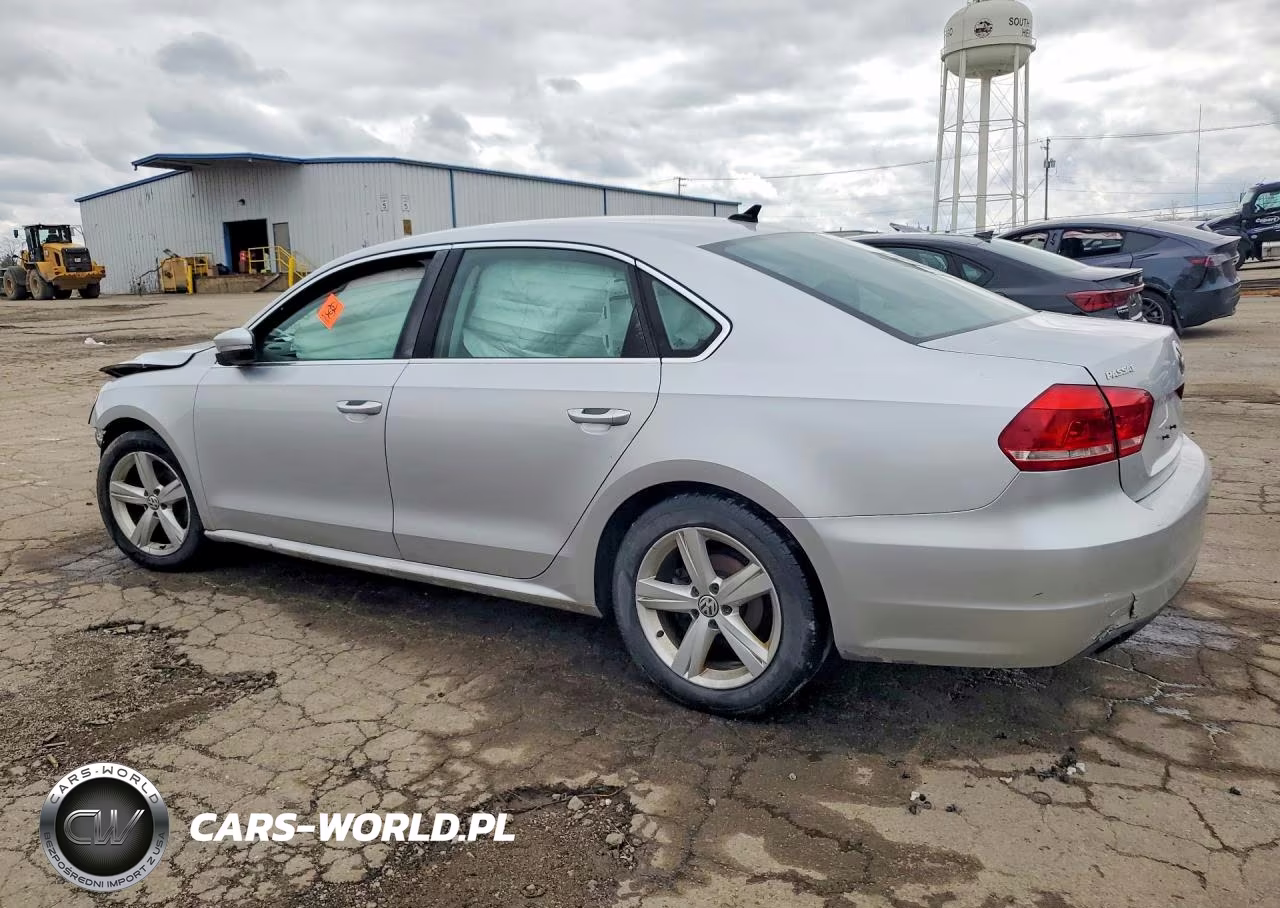 2013 Volkswagen Passat Se VIN:1VWBP7A34DC133514 - 2