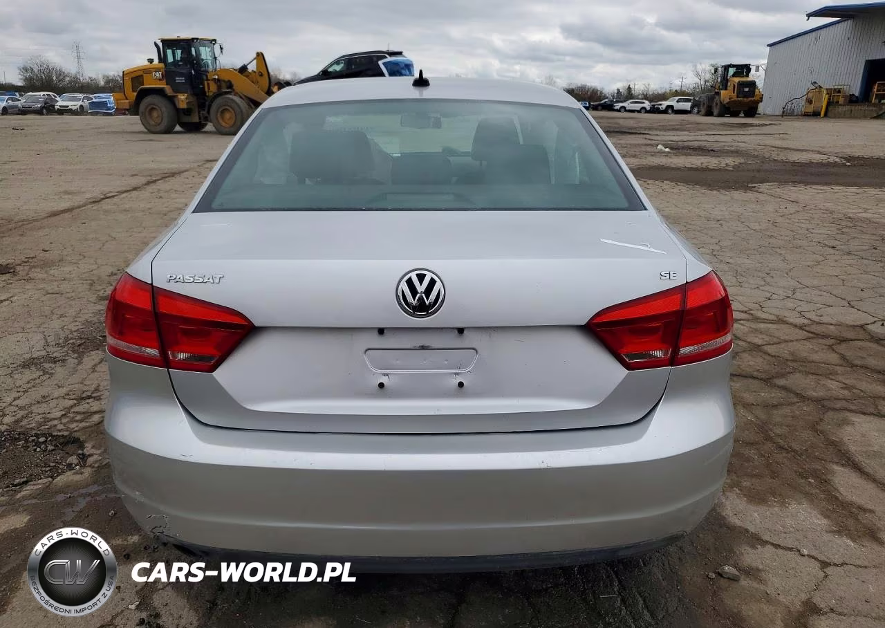 2013 Volkswagen Passat Se VIN:1VWBP7A34DC133514 - 6