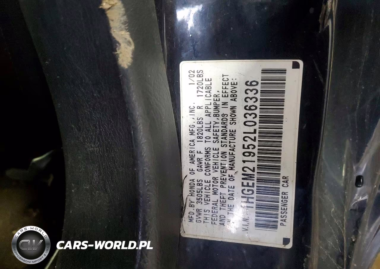 2002 Honda Civic Ex VIN:1HGEM21952L036336 - 12
