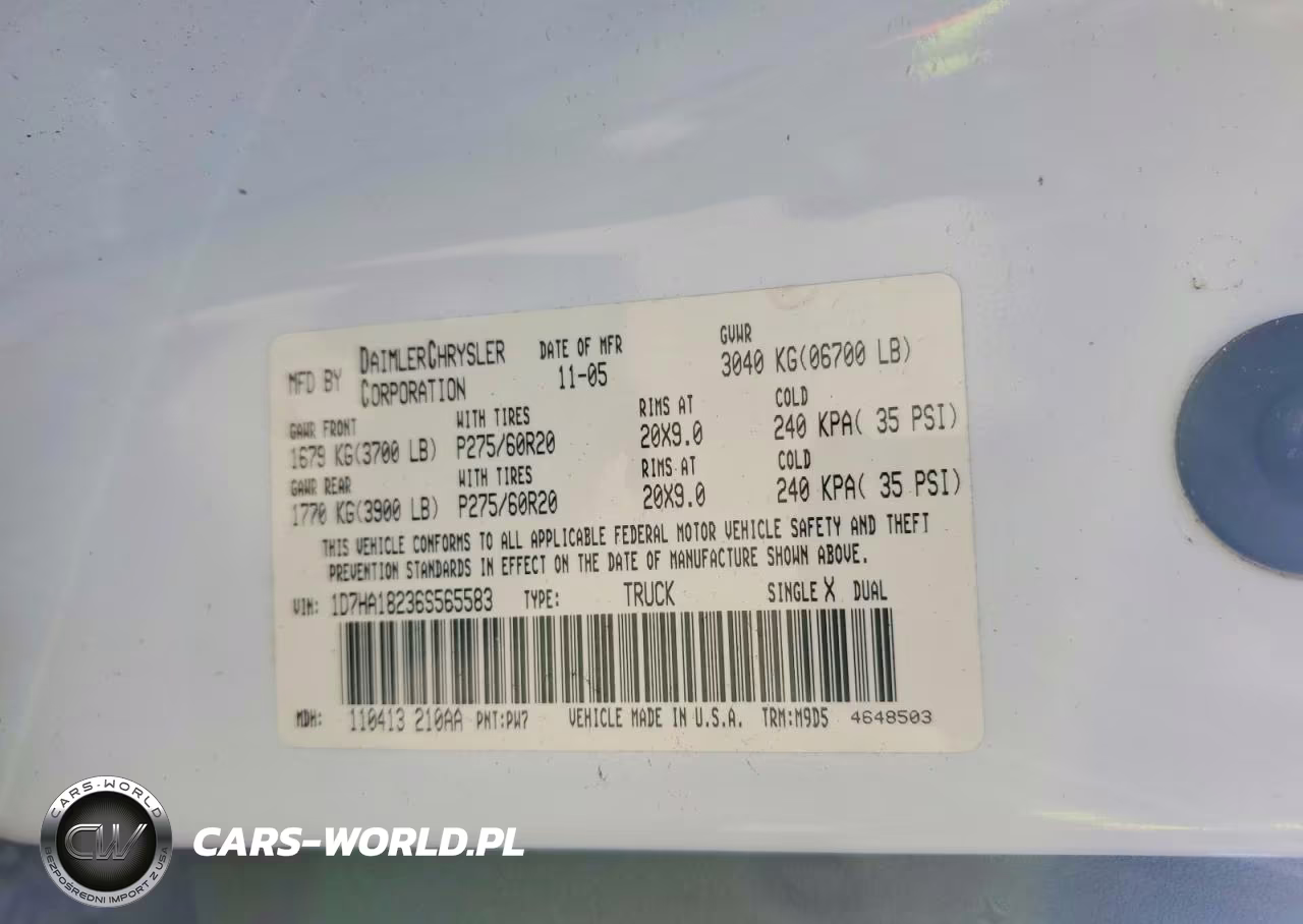 2006 Dodge Ram 1500 St VIN:1D7HA18236S565583 - 12
