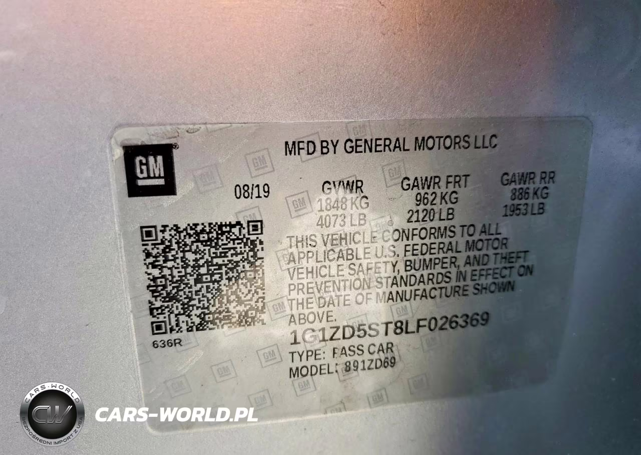 2020 Chevrolet Malibu Lt VIN:1G1ZD5ST8LF026369 - 13