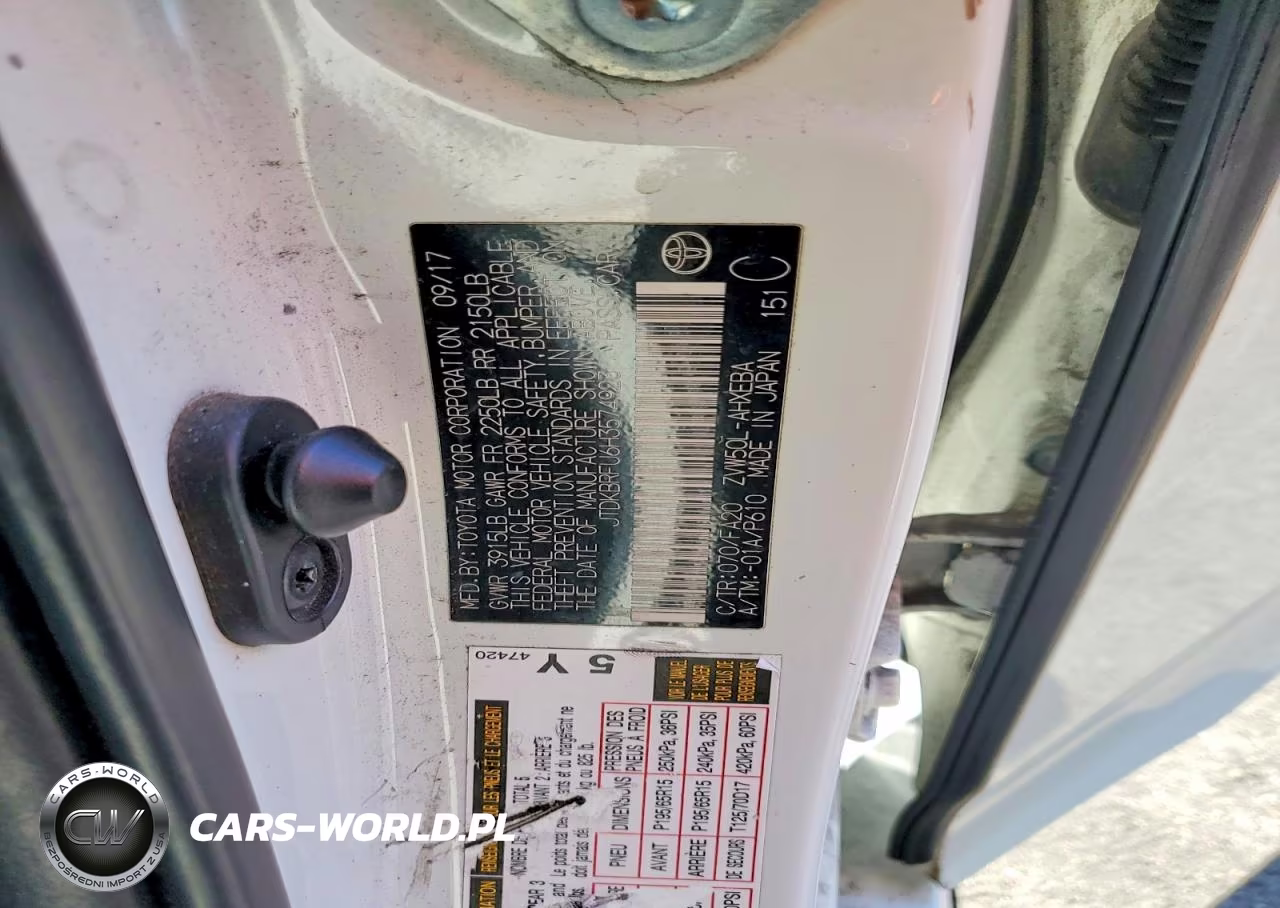 2017 Toyota Prius Two VIN:JTDKBRFU6H3574923 - 13