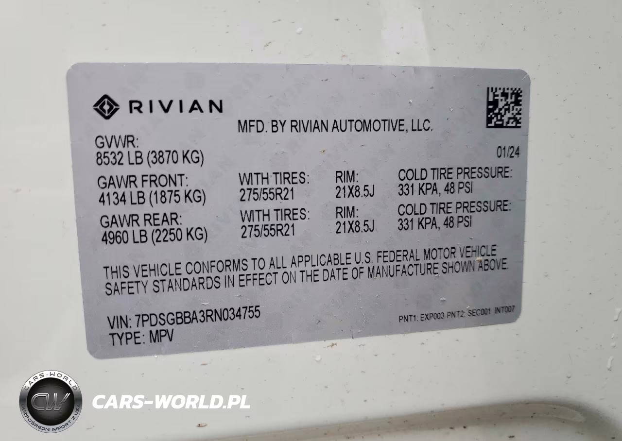 2024 Rivian R1S Adventure VIN:7PDSGBBA3RN034755 - 13