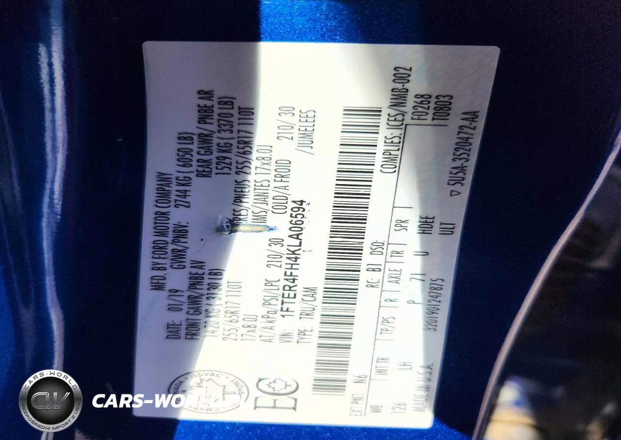 2019 Ford Ranger Xl VIN:1FTER4FH4KLA06594 - 13