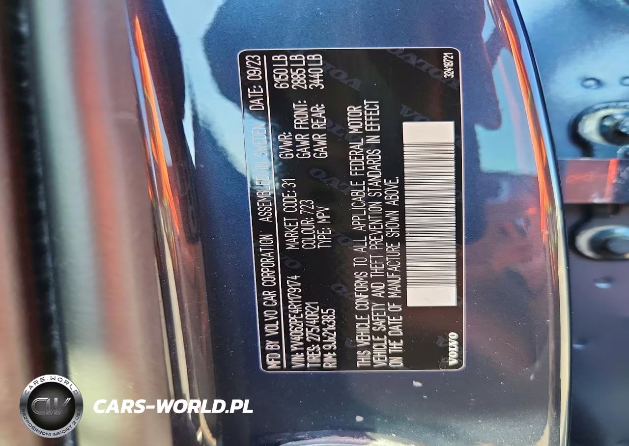 2024 Volvo Xc90 Plus VIN:YV4062PE4R1179174 - 13