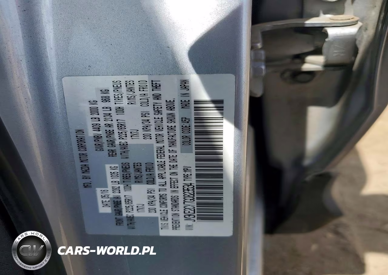 2016 Mazda Cx-5 Touring VIN:JM3KE2CY7G0823534 - 12