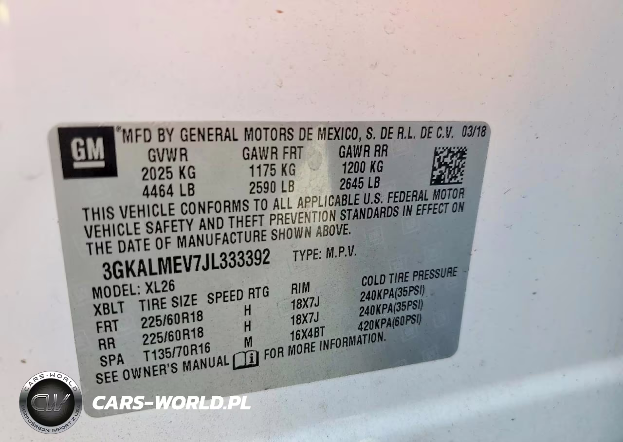 2018 GMC Terrain Sle VIN:3GKALMEV7JL333392 - 13