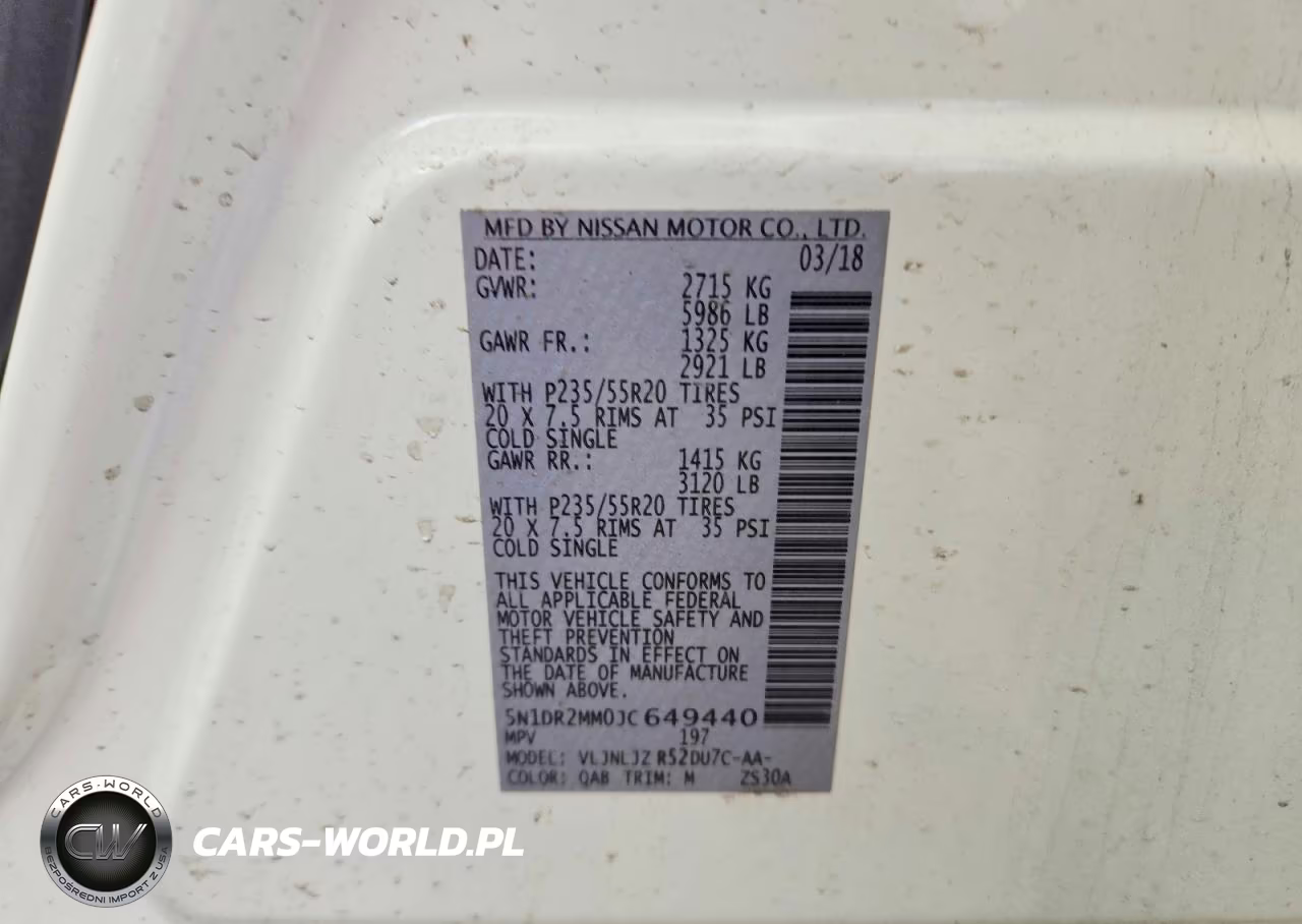 2018 Nissan Pathfinder S VIN:5N1DR2MM0JC649440 - 13