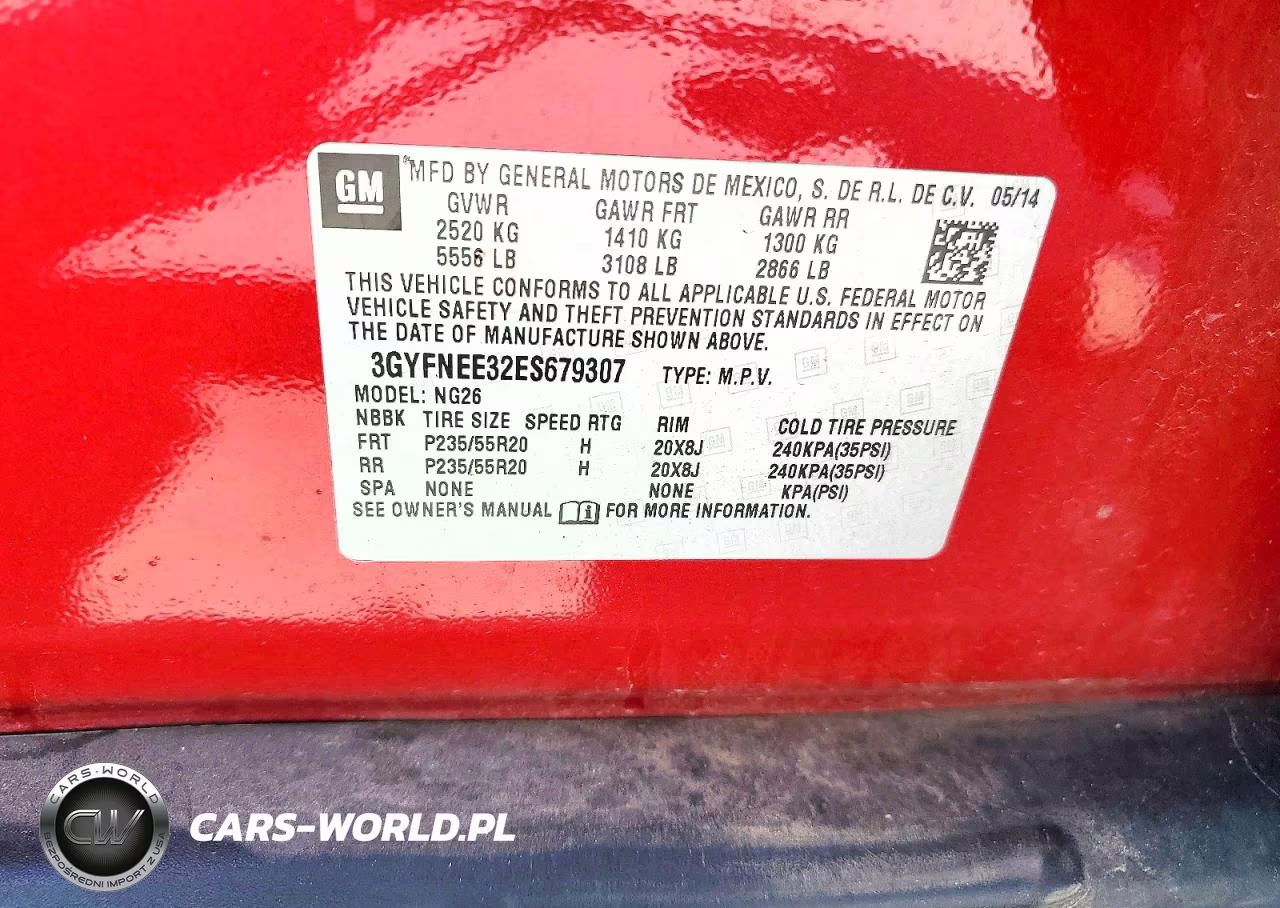 2014 Cadillac Srx Luxury Collection VIN:3GYFNEE32ES679307 - 12