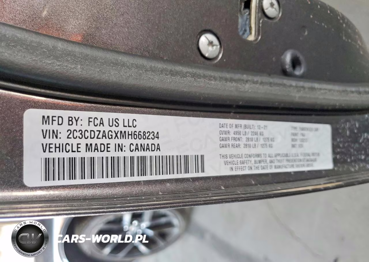 2021 Dodge Challenger Sxt VIN:2C3CDZAGXMH668234 - 12