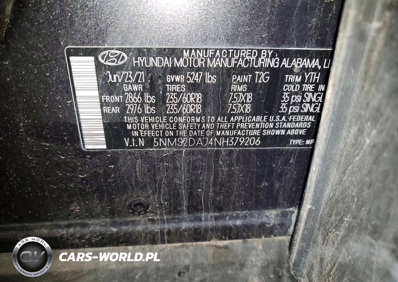2022 Hyundai Santa Fe Sel VIN:5NMS2DAJ4NH379206 - 13