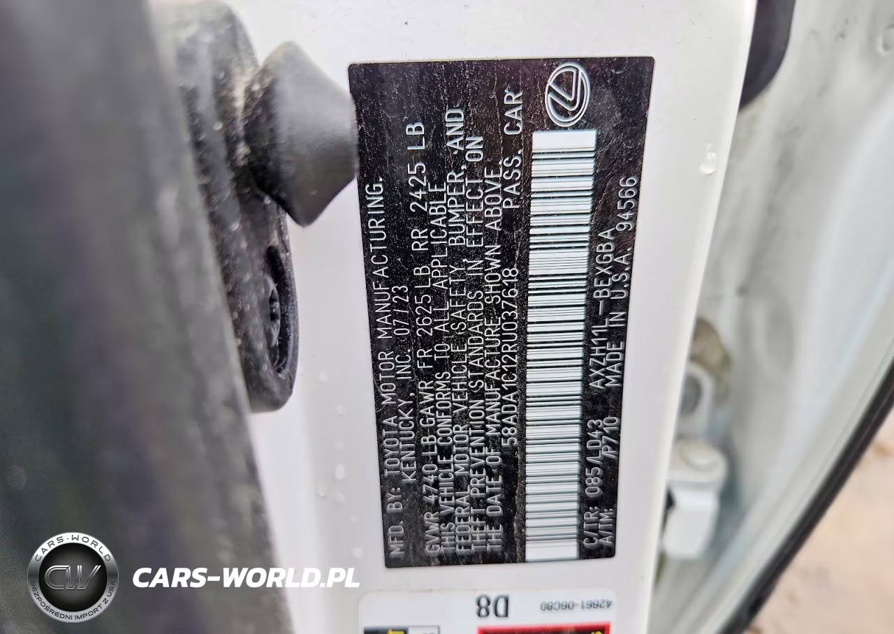 2024 Lexus Es 300H Base VIN:58ADA1C12RU037618 - 12