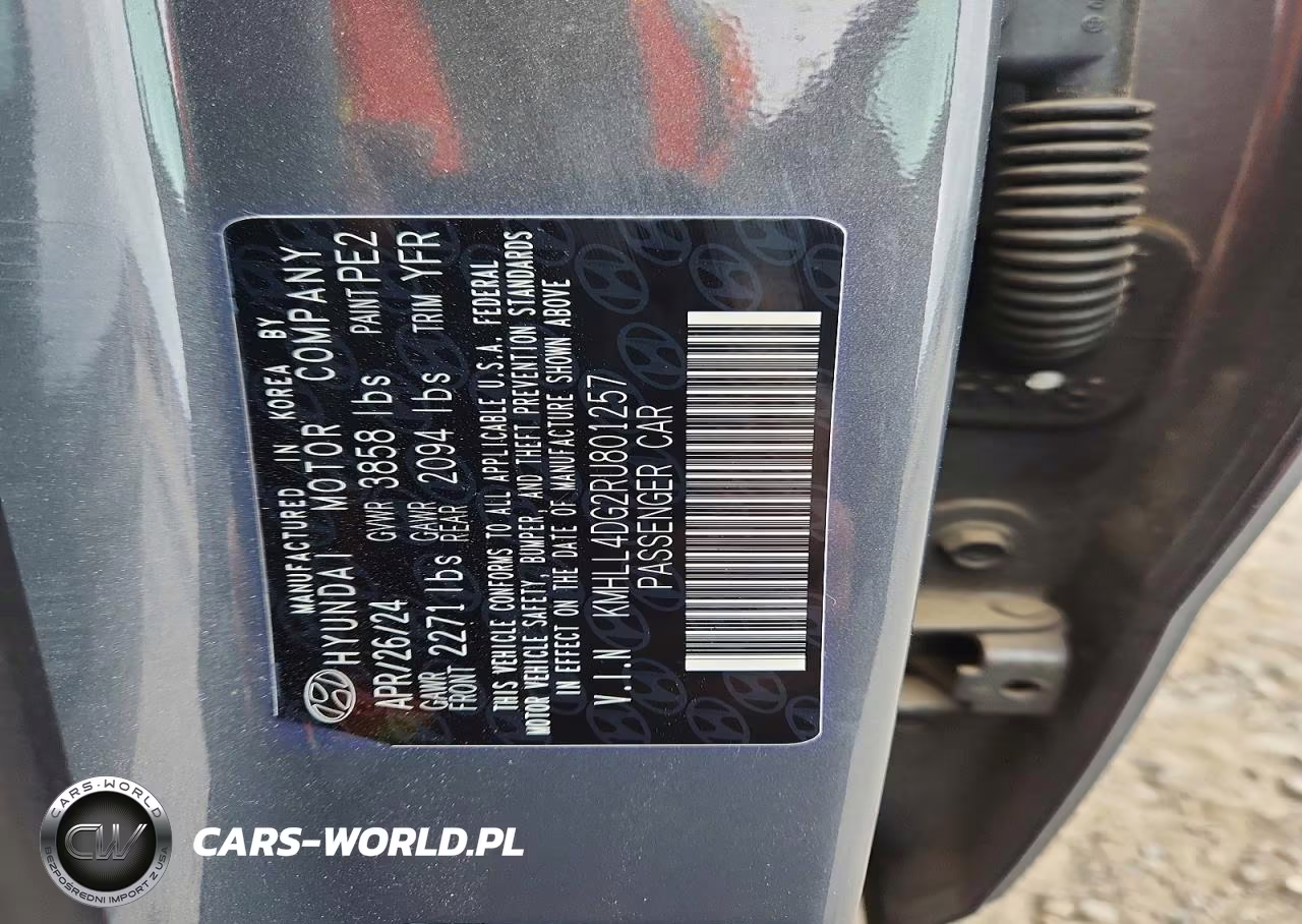 2024 Hyundai Elantra Se VIN:KMHLL4DG2RU801257 - 12