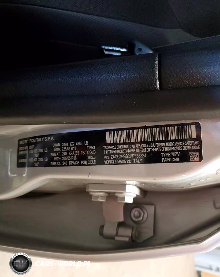 2017 Jeep Renegade Latitude VIN:ZACCJBBB2HPF33834 - 12