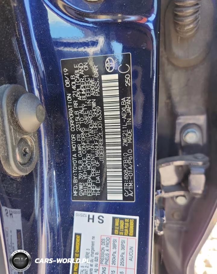 2020 Toyota Corolla Hybrid Le VIN:JTDEBRBE2LJ016339 - 13