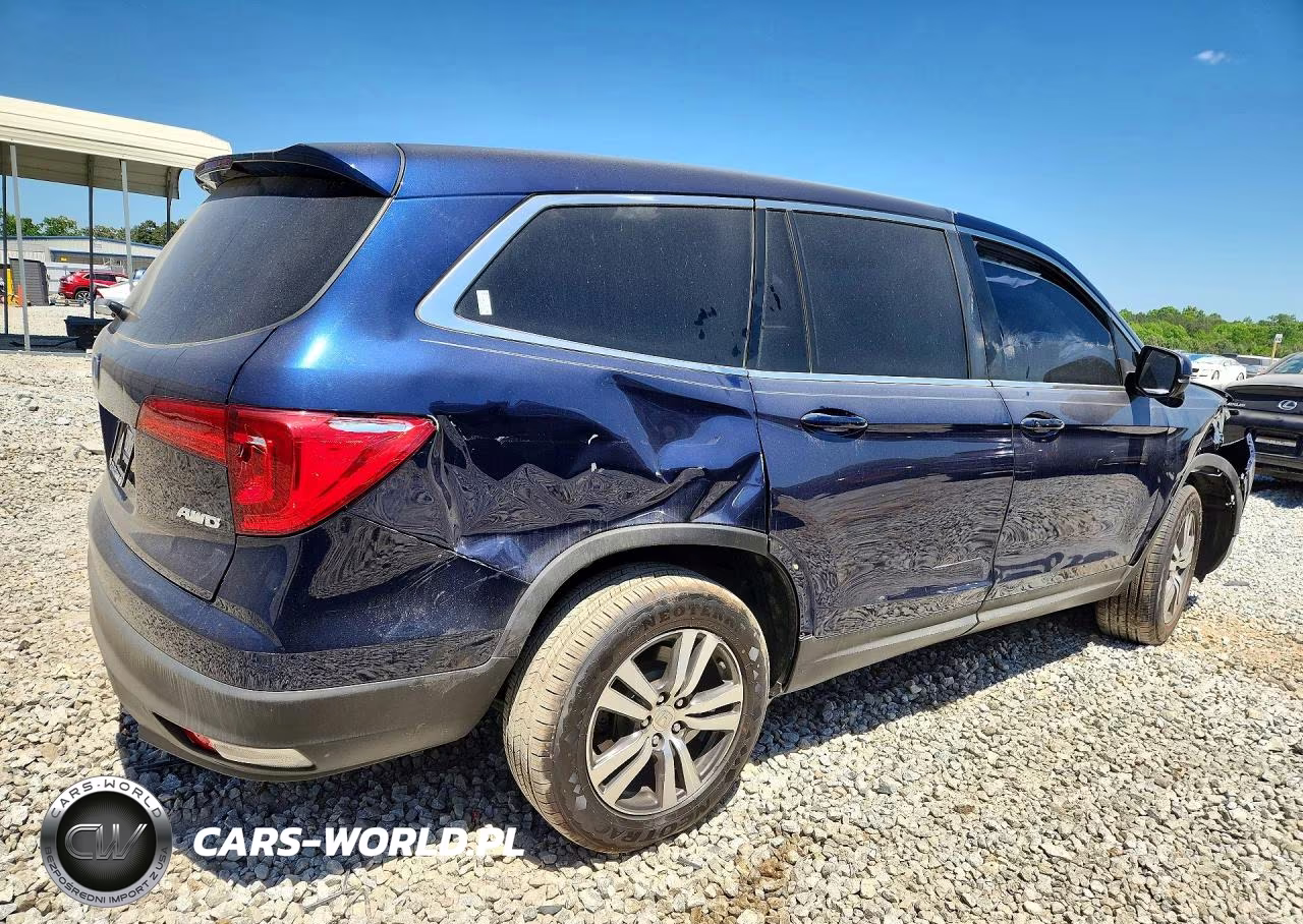 2016 Honda Pilot Exl VIN:5FNYF6H51GB048817 - 3