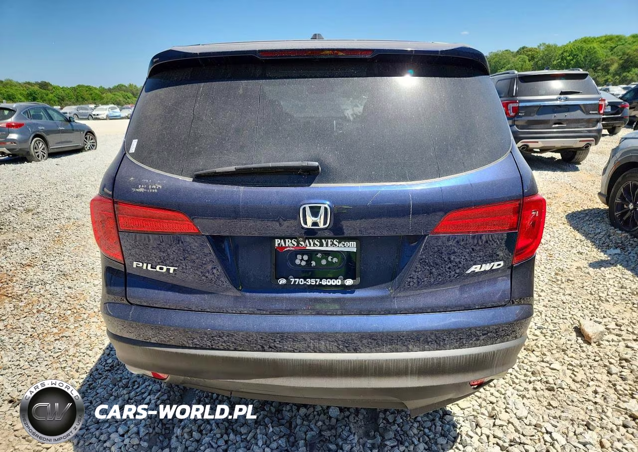 2016 Honda Pilot Exl VIN:5FNYF6H51GB048817 - 6